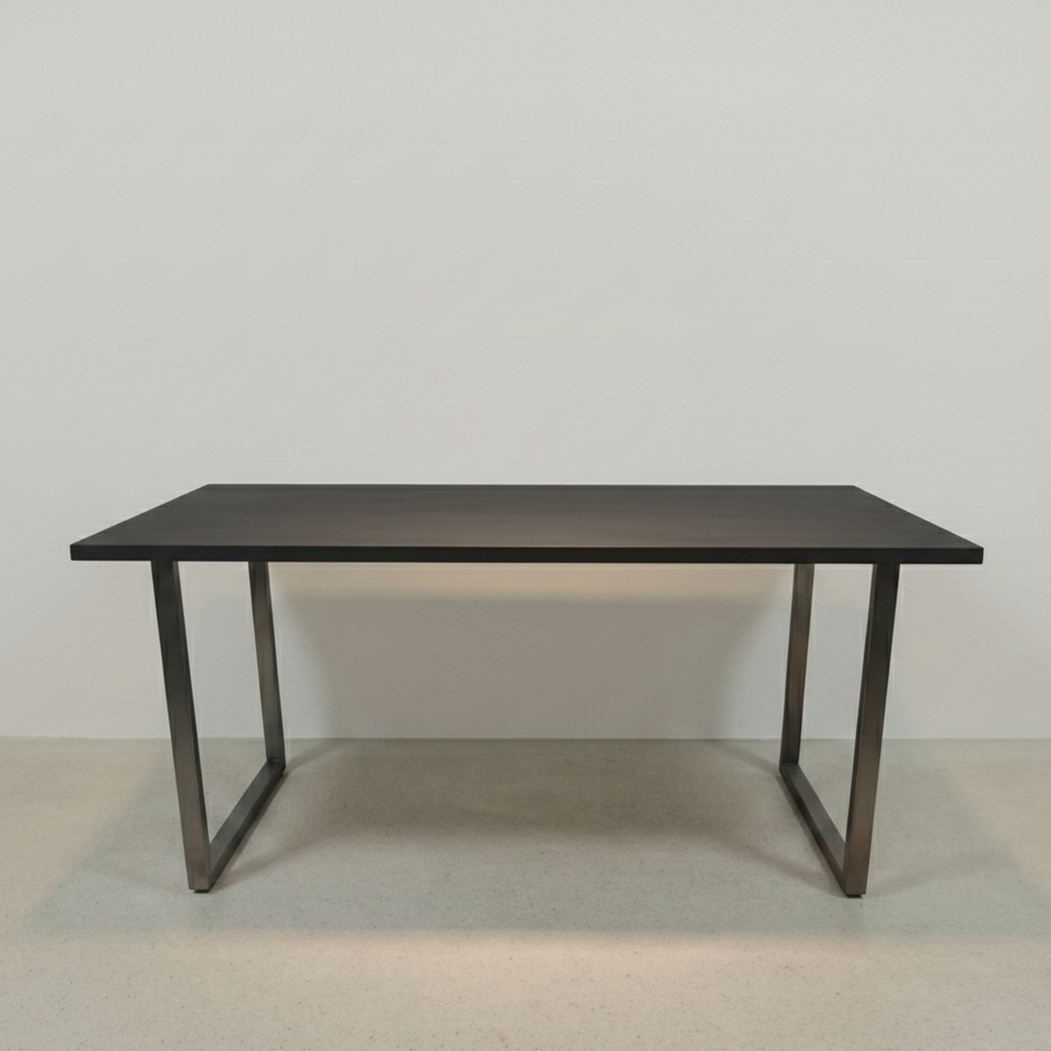 【Bee/モールテックス】ダイニングテーブル|1500×850×710 | グレー/ブラック/ホワイト/ブラウン/シルバー脚